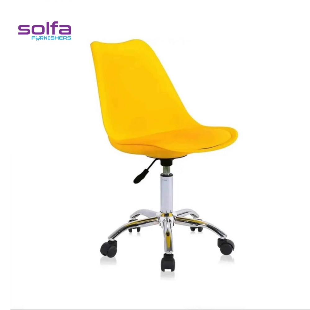 Revolving Tulip Chair - Yellow